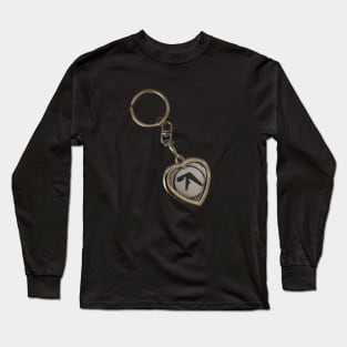 Aphex Twin Logo Heart Keychain Long Sleeve T-Shirt